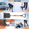 Wikihhome 42" Ice Scraper and Extendable Snow Brush, Detachable Snow