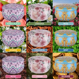 Duftkerzen Geschenkset für Frauen 9 St,Geschenke für Frauen,Natürliches Sojawachs Duftkerze Geschenke,Aromatherapie Kerzen Set,für Weihnachten, Geburtstag,Valentinstag,Entspannung Stress