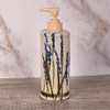 Holman Pottery Handmade Soap Lotion Dispenser, Wildflower,One Size