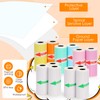 HuiJuKeJi 12 Rolls Mini Printer Sticker Paper,Thermal Self-adhesive paper 57