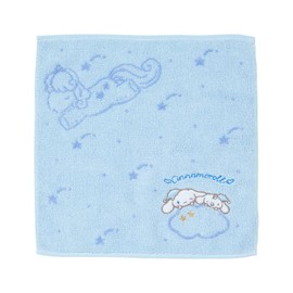 Sanrio 240761 Petite Towel (Nemu Nemu Time) Cinnamoroll, Handkerchief, Approx. Width 9.8 x Height 9.8 inches (25 x 25 cm)