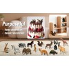 OZLMC 20 PCS Wild Animal Toy Set - Plastic Jungle