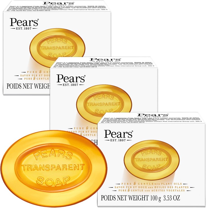 Pears Pure & Gentle Soap with Natural Oils, 3.5 oz