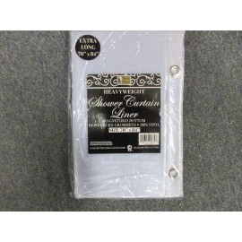 Better Homes EXTRA LONG 5-gauge VInyl Shower Curtain Liner: 70" W x 84" L VERY HARD TO FIND