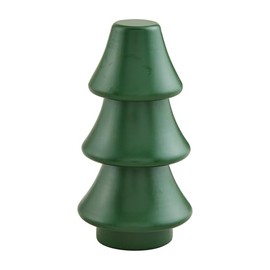 Mud Pie Tree Holiday Grinder Salt & Pepper, 5 1/2", GREEN