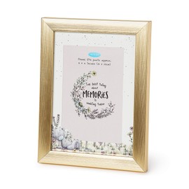 Me to You Gold Wildflower Tatty Teddy Photo Frame, 6 x 4