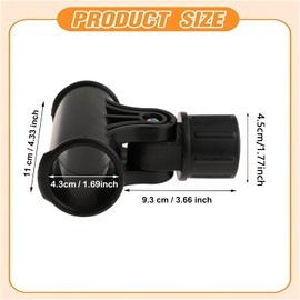 Ompinda Terrassenschirm T-Adapter Halterung Outdoor Sonnenschirm Ersatzteile Zubehör für Hof-/Terrassenschirm