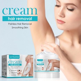 Jaysuing Hair Removal Cream – Gentle, Fast & Effective Full Body Hair Removal for Underarms, Arms, Legs & More
