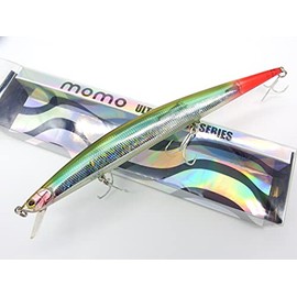 momolures - Tide Shore Minnow 175 26g Floating Silent Weight Transfer System for Bass, Seabass, Salmon Fishing (CLEAR ANCHOVY RED TAIL)