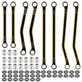 Runup High Clearance Chassis Link Rod Metal Connecting Rod Set for 1/18 RC Crawler Tra-xxas TRX4-M-K10 Bronco Defender Upgrade Parts