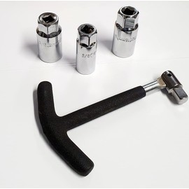 Spark Plug Wrench Set 5-Piece Spark Plug Key Tool 16/18/21 mm