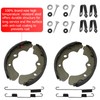 Front Brake Shoes Springs Pins Left&Right for Kawasaki Mule 3000