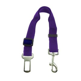 Universal Pet Car Safety Seat Belt, Adjustable Seat Belt Harness for Animals Dogs Puppies Cats, Dog seat belt for car, Strong Dog Car Truck Safety Harness Purple