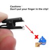 Coideal Small Curtain Clips for Hanging - 60 Pack Black