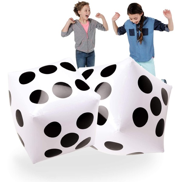 20" Jumbo Inflatable Dice 2 PCS by Novelty Place, 20