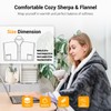 Wearable Heated Throw Blanket Cordless for Women Heated Poncho blankets
