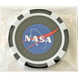 SportzCollectables.com NASA - Magnetic Clay Poker Chip - Golf Ball Marker