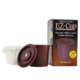 Perfect Pod EZ-Cup for Keurig 1.0 Brewers, 1-Stream Reusable K-Cup Coffee Pod, Refillable Coffee Filter