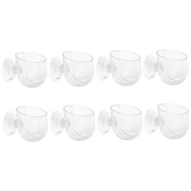 Kichvoe 8pcs Acrylic Fish Tank Planters Transparent Aquarium Plant Holders for Fresh Saltwater Promote Healthy Growth with Internal Circulation for Tropical Fish and Aquatic Plants