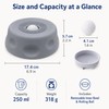250ml Slow-Feeder Dog Lick Bowl with Rolling Ball – Anti-Slip