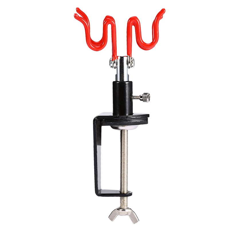Airbrush Holder Holds 2x Air Brush Guns Clamp on Station