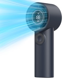 DURBESTER Portable Fan Handheld Mini Fan: High Speed (1-100) Cooling Fan 26Hours Battery Life Usb Rechargeable Personal Fan Handheld Turbo Fan Small Essentials for Women Beach Travel Vacation (Blue)