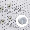 QZONELIFE 100pcs Peg Hook Stoppers, Round EVA Foam Slatwall Hooks