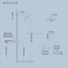 Airuida Shower Faucet Set Bathroom Rain Shower System SUS304 Stainless