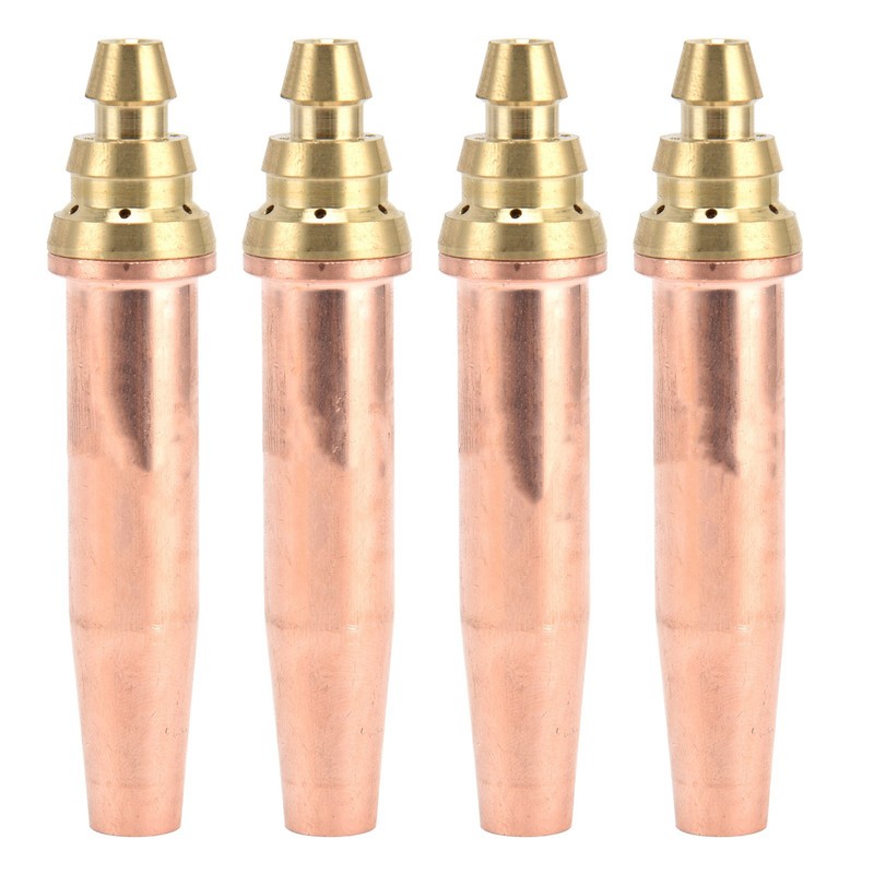 4Pcs Propane Cutting Torch Tips High Temperature Resistance Fast Cutting