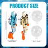 2Pcs Fish Tank Decorations,Fish Tank Floating Diver Decorations,Fish Tank Decorations