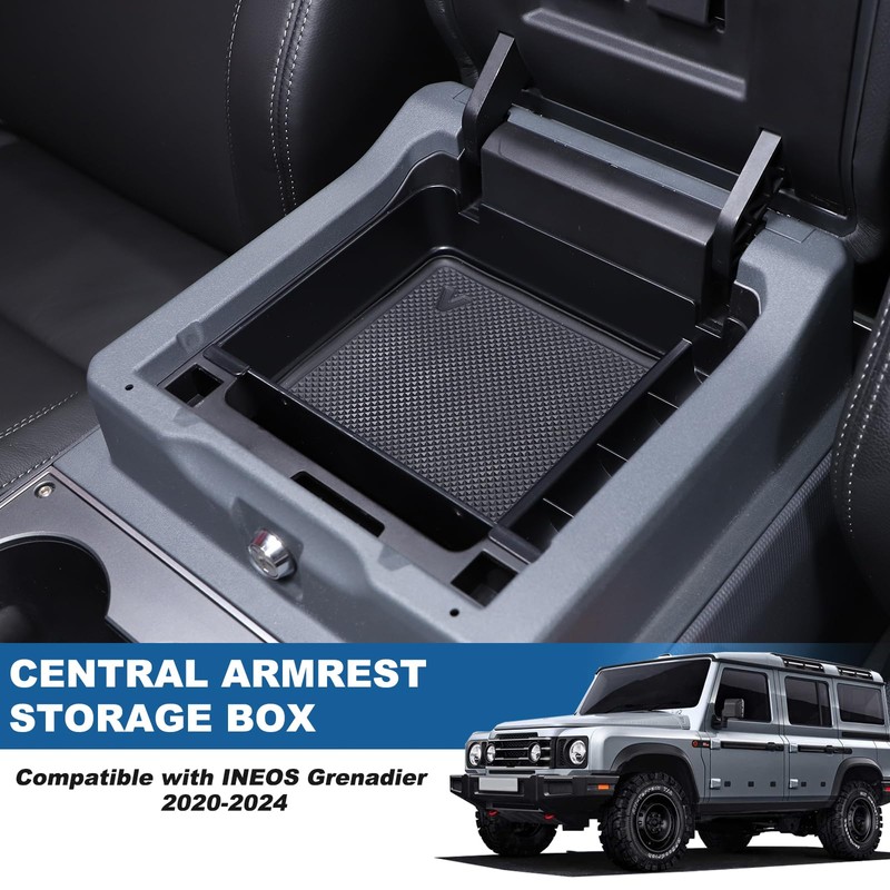 Tumukiw Center Console Organizer Tray Armrest Storage Box Compatible with