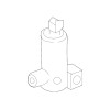 Toyota Genuine Toyota OEM Windshield Washer Pump 85330-0E031