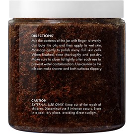 Majestic Pure Arabica Coffee Scrub - All Natural Body Scrub for Skin Care, Stretch Marks, Acne & Cellulite, Eczema, Age Spots & Varicose Veins - 10 Oz, 283 g