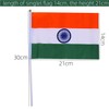 50 Packs India Flags Hand-hold Mini Flag Small Hand-waved Indian