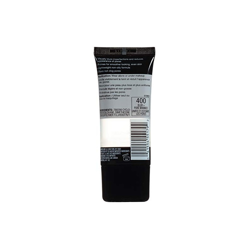 Maybelline Facestudio Master Prime Primer Makeup, Blur Pore Minimize, 1