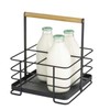 Lakeland Black Mesh Metal Milk Bottle Holder