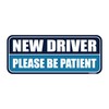 New Driver Magnet_Long (Navy/Blue) – Student Driver Car Magnet –