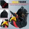 MELOTOUGH Wheeled Rolling Tool Bag Heavy Duty Tool Backpack with