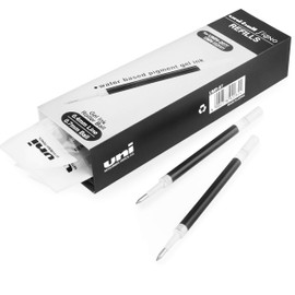 Uni-Ball Signo UMN-207 Pen Refills - 0.7mm Nib - Gel Ink - Black - Pack of 14 Refills