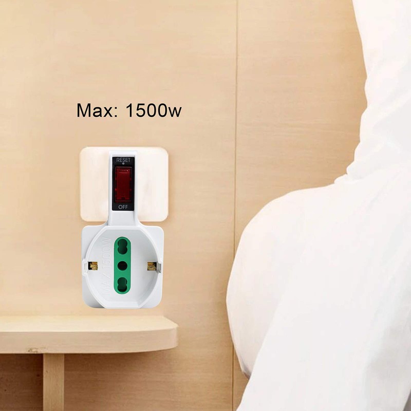 EXTRASTAR 2 x Italian 10/16 A Triple Socket Adapter with