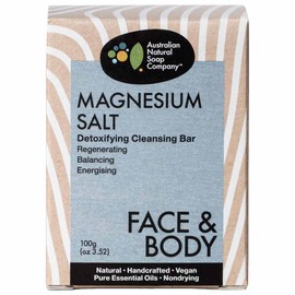 Australian Natural Soap Company Detoxifying Cleansing Bar - Magnesium Salt, 100g