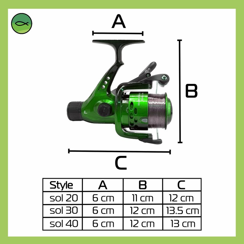Lineaeffe Fishing Reel Vigor SOL 20 RD Spinning Bolognese Saltwater