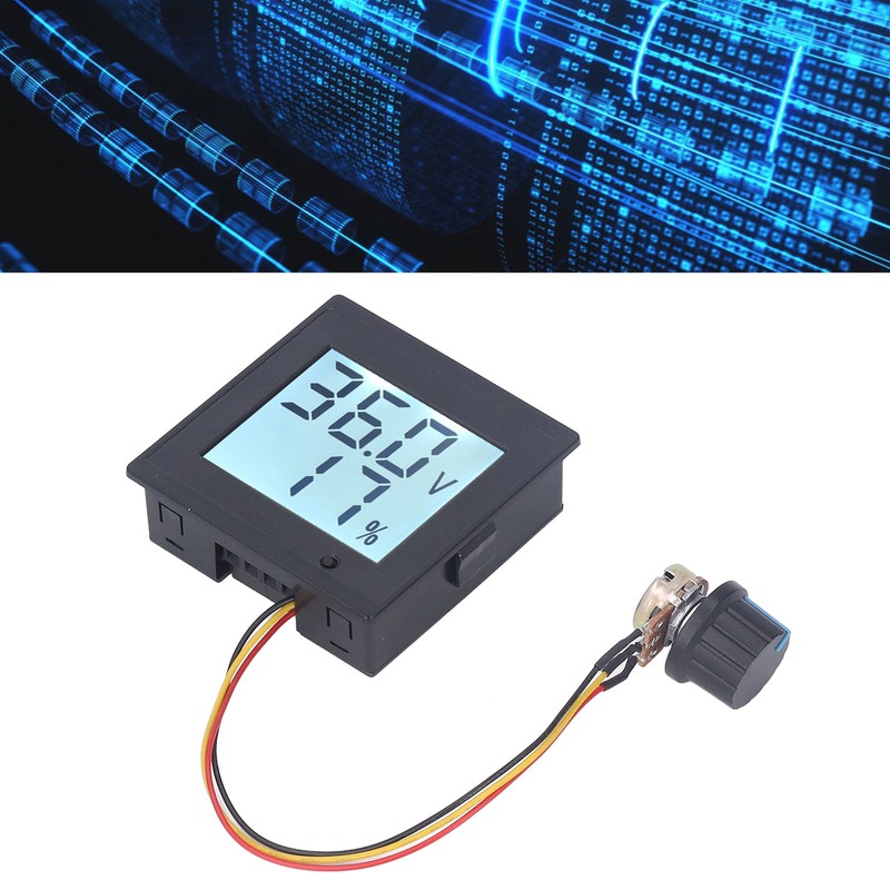DC Motor Speed Controller Governor with Start Switch LCD Brushed