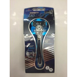Dorco Pace 7 Razor Handle For Men With 2 Precision 7 Blade Cartridges New Sealed