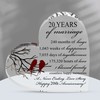 VELENTI 20th Wedding Anniversary Present for Him and Her -