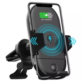 Car Wireless Charger Mount Air Vent Holder Compatible with Motorola Razr (2024,2023,), Fast Charge Cradle Dock Auto Sensor 10W and 7.5W
