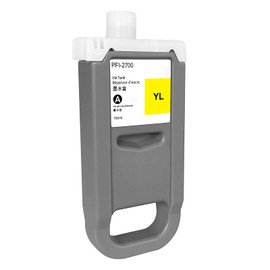 AOTMENDI PFI-2700-YL(Yellow) Pigment Ink Cartridge 700ML for Canon imagePROGRAF PRO-2600 PRO-4600 PRO-6600 GP-2000 GP-4000 GP-4600S GP-6600s Printers.