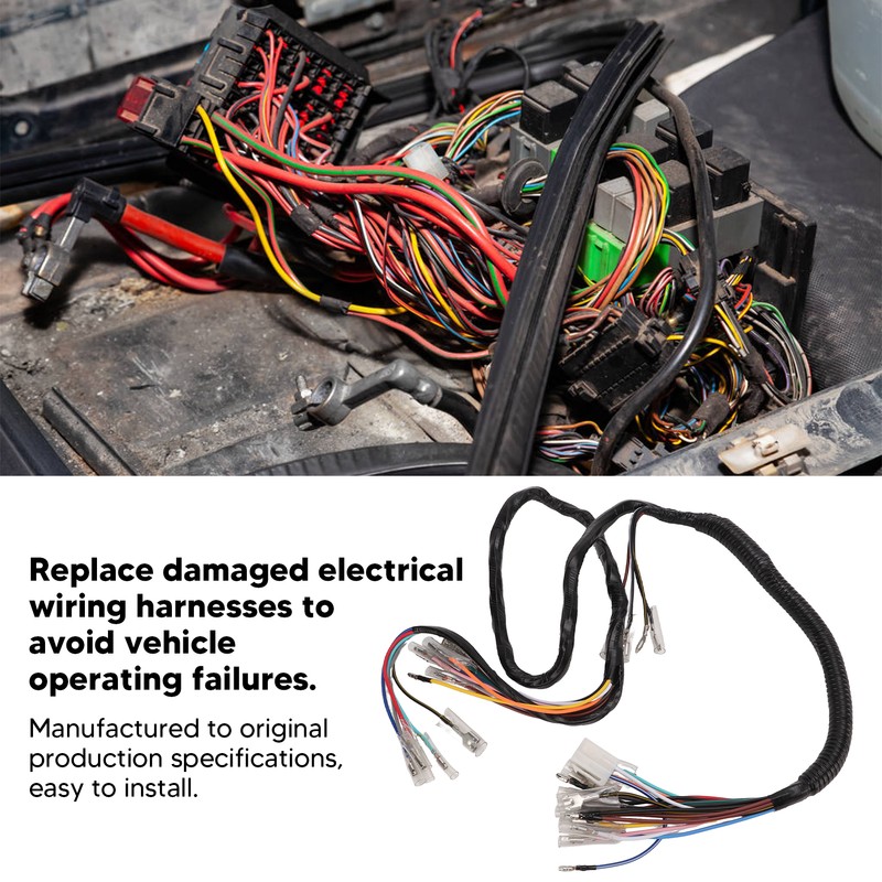 Vehicle Complete Main Electrical Wiring Harness with Connectors Automotive Replacement