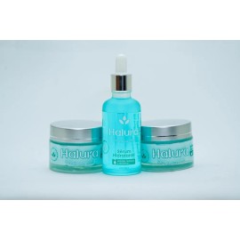 Paquete De Aniversario Halura (2cremas+1sérum) Todo Tipo De Piel Día/noche