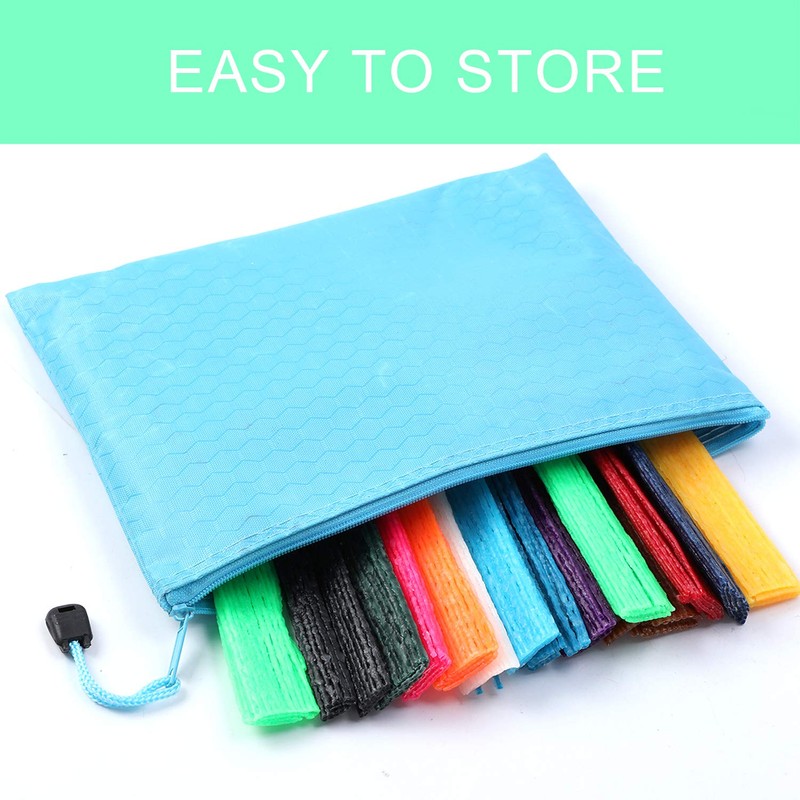 UPINS 1000PCS Wax Craft Sticks Bendable Sticky Wax Yarn Sticks